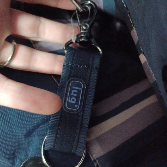 LUG Carry-On Shoulder Bag Quilted Retired ROMPER Navy Diaper Baby Bag VGC - Picture 9 of 16